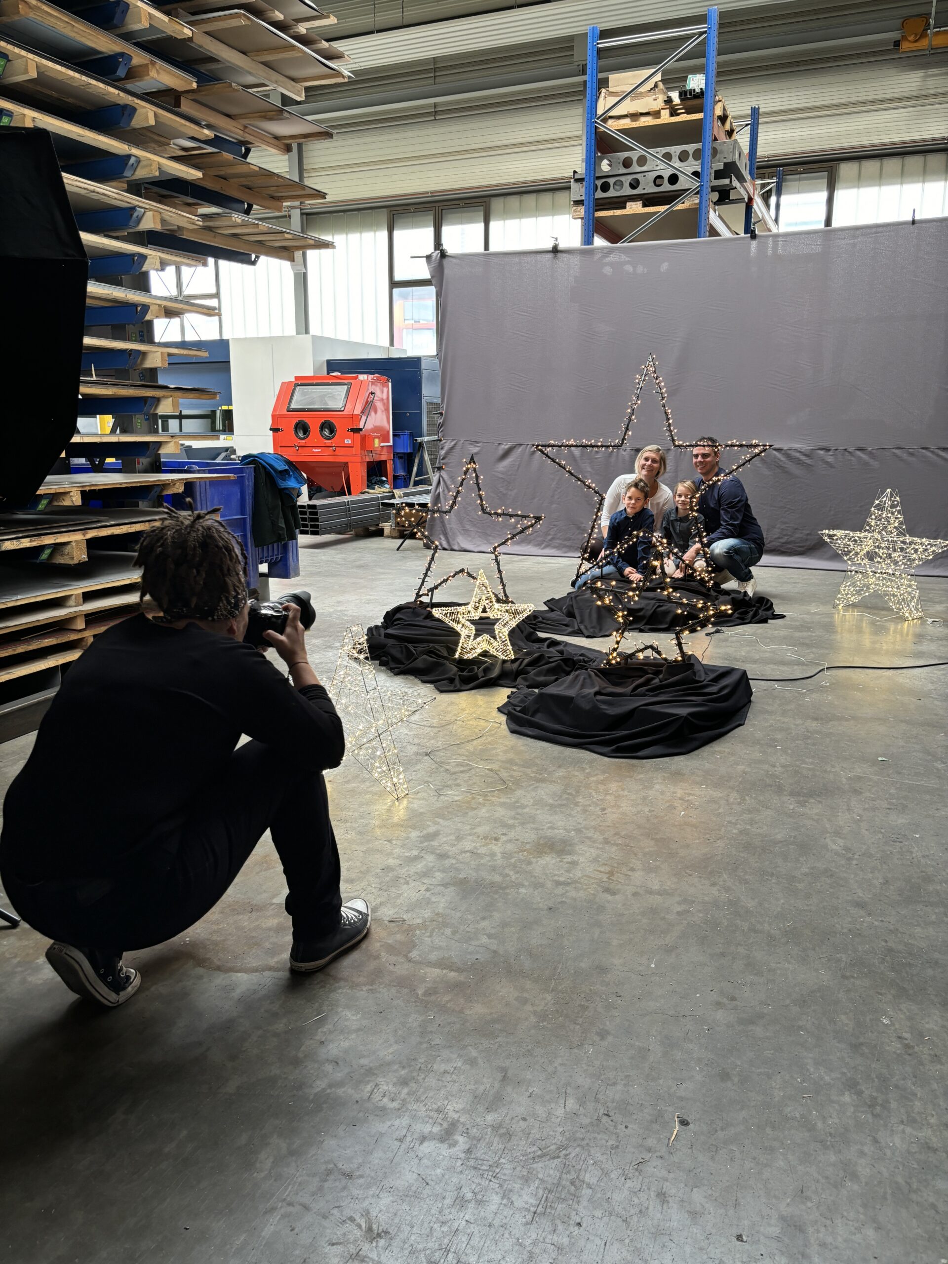 Weihnachts-Familienfotoshooting