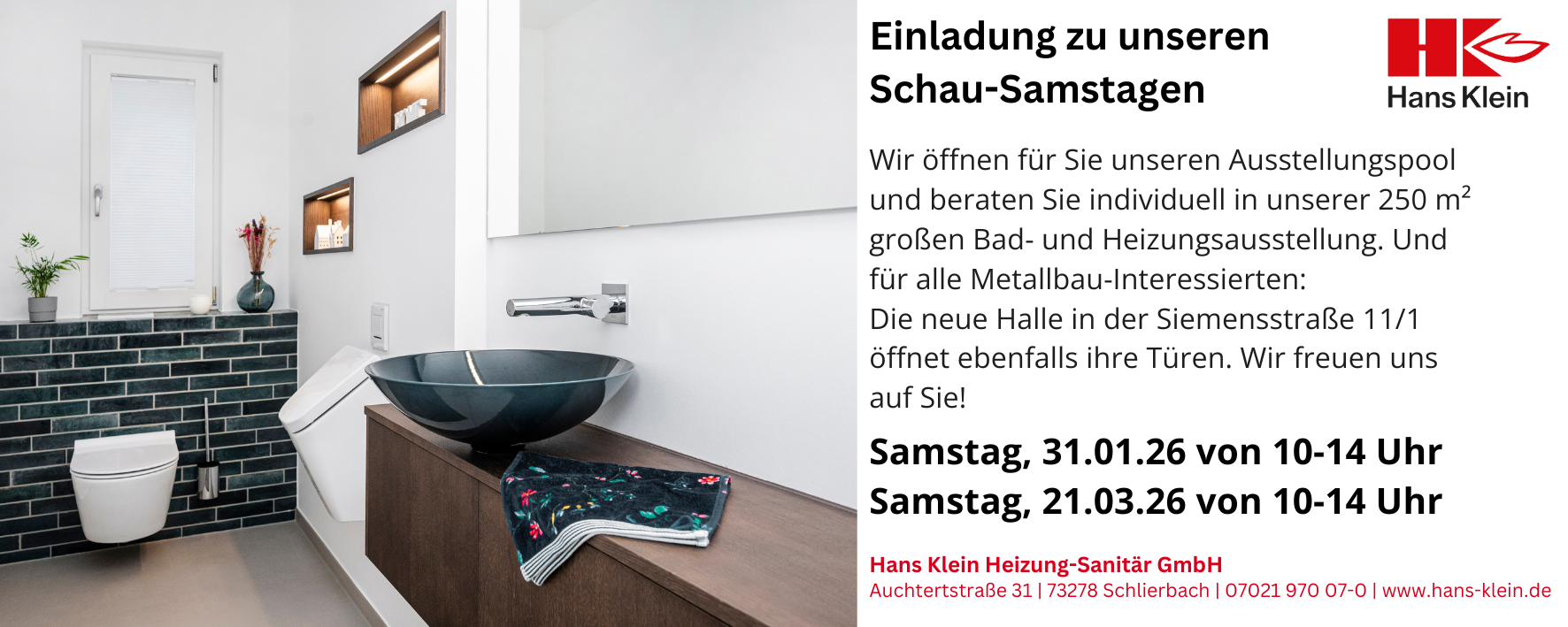 Schausamstage in Schlierbach